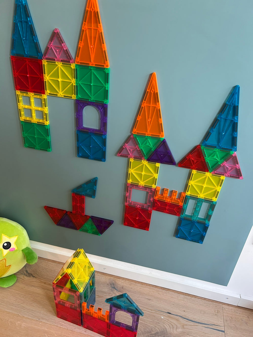 48pcs magnetic tiles set