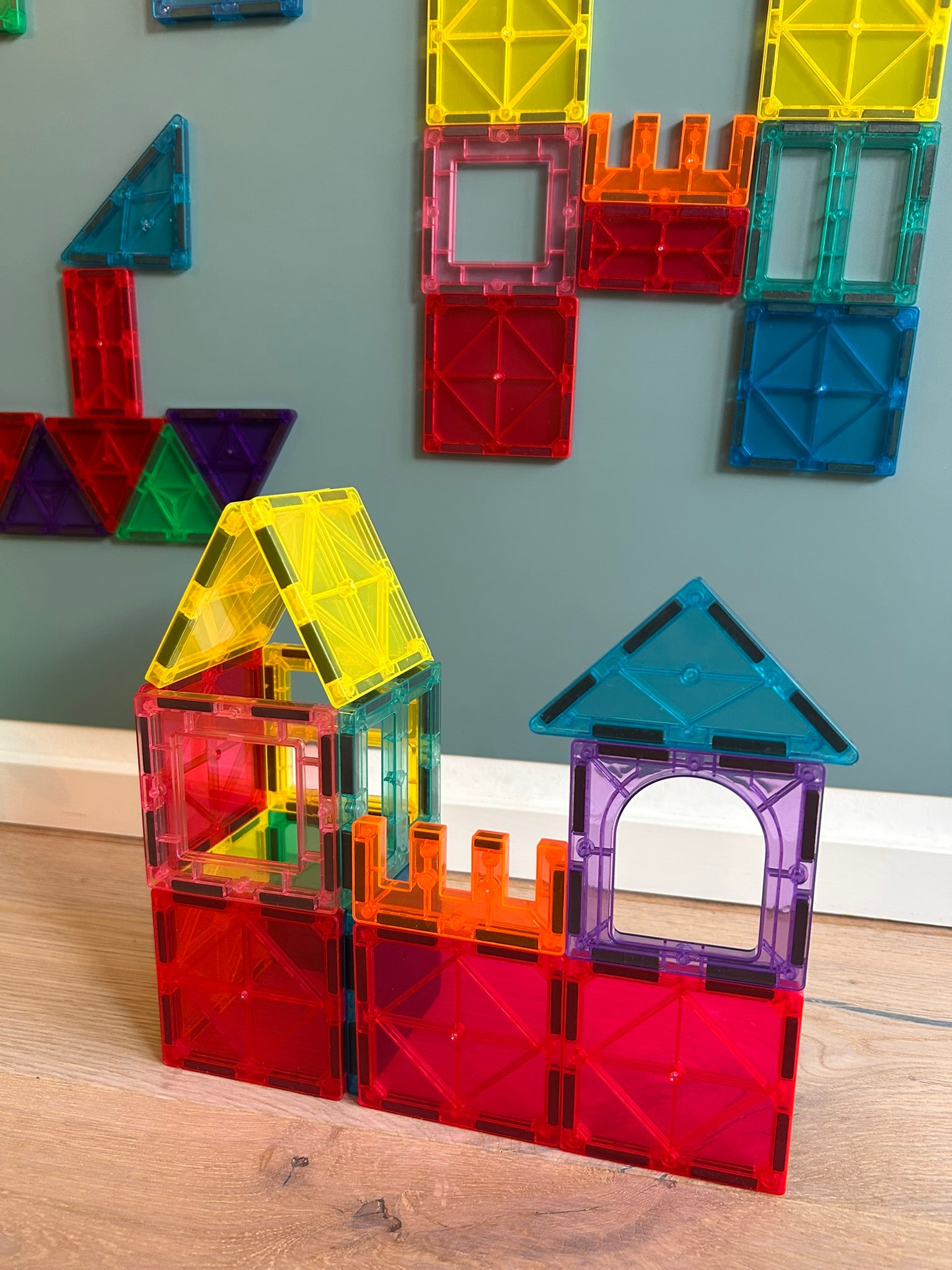 48 Stück magnetische Bausteine