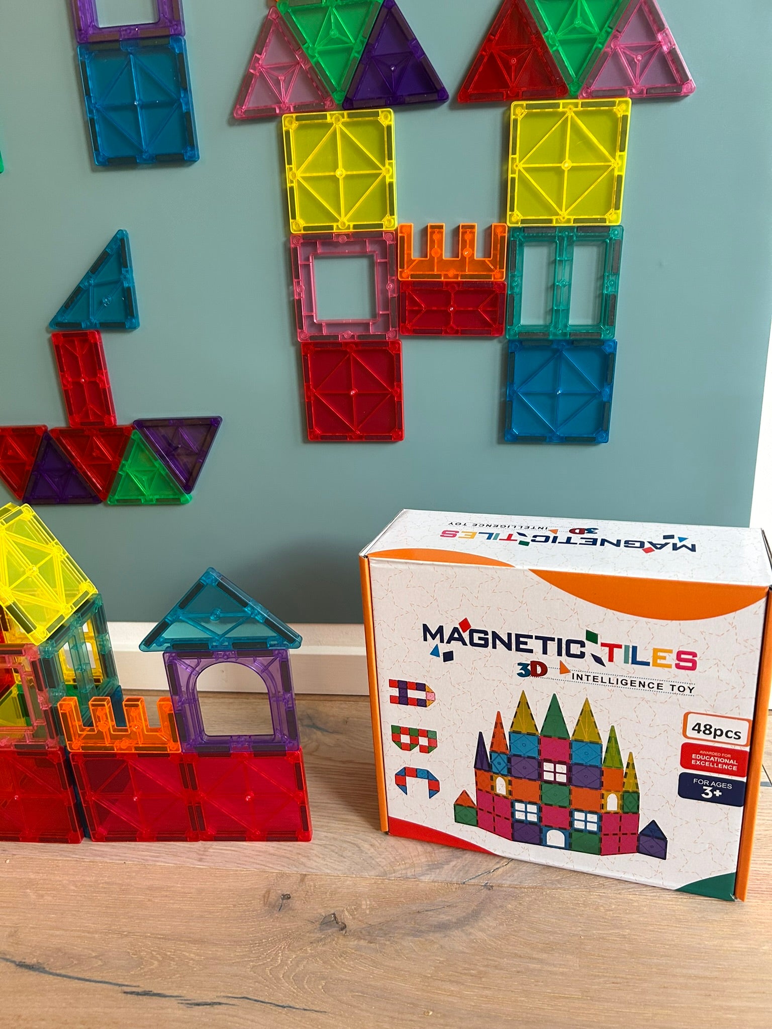 48 Stück magnetische Bausteine