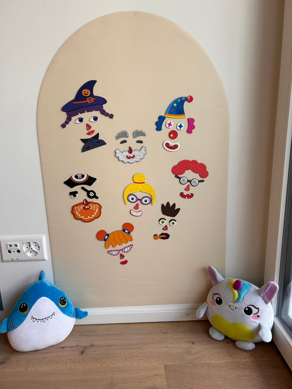 Tableau noir mural magnétique (60x95cm)